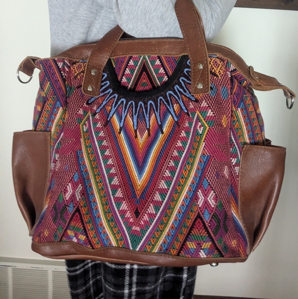 Nena & Co. Multicolor Patterned Backpack - Picture 3 of 3